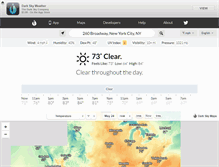 Tablet Screenshot of darksky.net